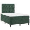 3143196 vidaXL Divan Bed and Mattress Dark Green 120x200cm Velvet