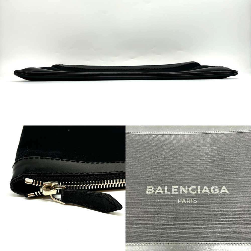 Б/у сумка-клатч BALENCIAGA NavyClutch холст Женская