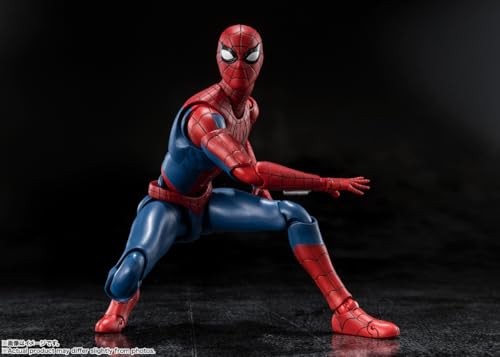 TAMASHII NATIONS SHFiguarts Человек-Паук (Человек-паук: Совершенно новый день) приблизительно. Подвижная фигура толщиной 150 мм, окрашенная из ПВХ и АБС-пластика