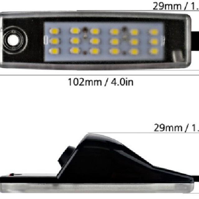 LED License Plate Light for Toyota Hiace, RAV4, Highlander & Lexus RX300