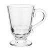 Glass Mug with Stem for Latte Coffee Press 1pc Siena