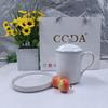 Керамический набор чашки и блюдца CODA