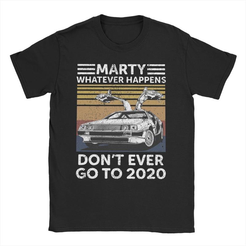 Men Womens Back To The Future Time Machine Retro Logo T Shirt BTTF Pure Cotton Clothing Casual Short Sleeve O Neck Tees TShirt