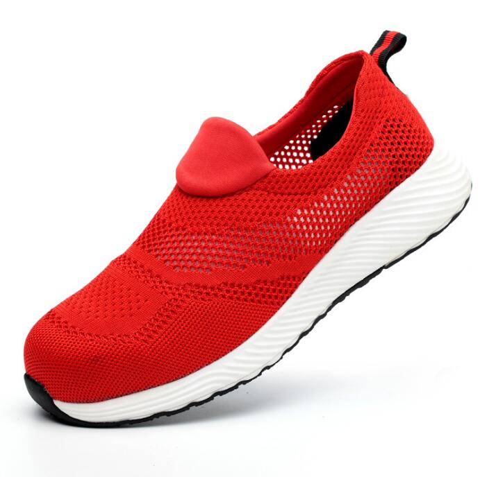 Обувь для страхования труда мужская нескользящая противоударная защита от проколов летняя дышащая дезодорант H533