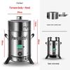 Smokeless Portable Stainless Steel Gasifier Wood Stove - High-Heat, Ideal for Household