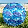 Football team City FC Print Size 5 Soccer Ball, PU Wear Resistant Football for Match Training and Daily Practice, Birthday Gift for Soccer Fans