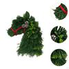 Horse Head Christmas Wreath Ornaments Xmas for Hotel Fireplace Office