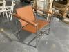 Lounge Leisure PU Leather Cow Leather Stainless Steel Frame Chair for Living Room Corbusier Bauhaus Style Armchair Chair