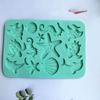 Silicone Mold Fish Turtles Dolphins Marine Life Silicone Mold Seahorses Starfish Shell Turn Sugar