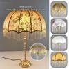 Luxury Vintage Tassel Bead Lamp Shade High-end Fabric European Classiacl Lamp Shade Bedroom Bedside Lamp Floor Light Cover E27