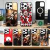 Чехол для телефона Hazbin Hotel Husk для iPhone 17, 16, 15, 14, 13, 12, 11 Plus, Pro, магнитный, с беспроводной зарядкой MagSafe