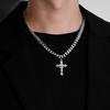Мужское ожерелье с крестом Мужское ожерелье с подвеской в стиле хип-хоп Hundred Charm