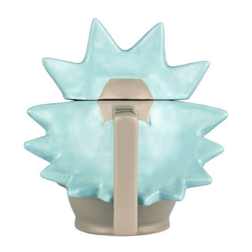 Кружка Рик и Морти Рик 3D с крышкой