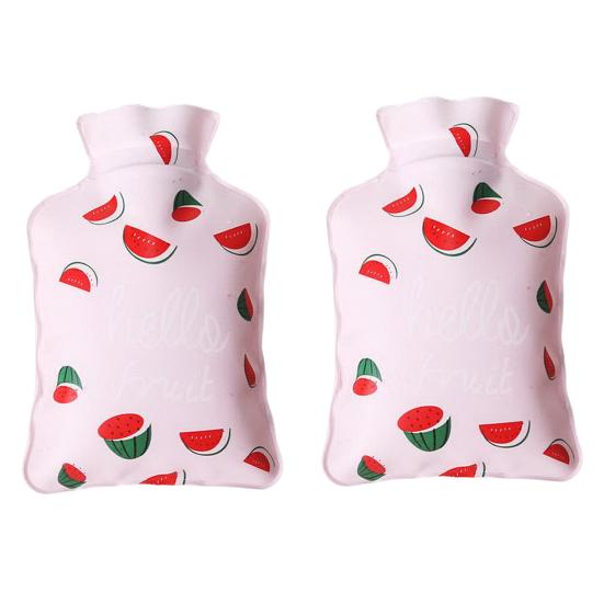 2 шт., грелка, ПВХ высокой плотности, хорошее уплотнение, утолщенный внутренний резервуар, надежное сохранение тепла, грелка, грелка