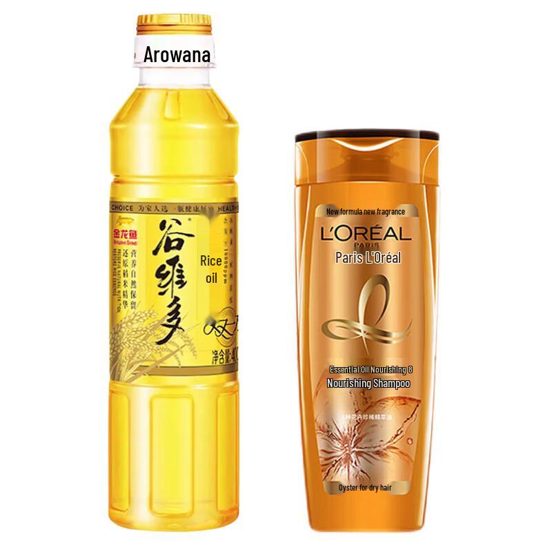 L'Oréal Rice Oil & Nourishing Shampoo Set