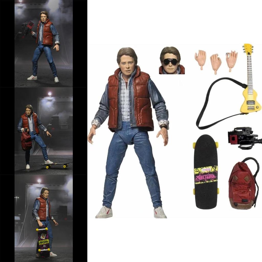 Back To The Future Martin Doll Model Anime Collectible Figure Classic Sci-fi Movie Memorabilia Pvc Material Home Decor