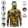 Mens Fishing Jacket With Hood Face Cover Lightweight Breathable Sun Protection Outdoor
