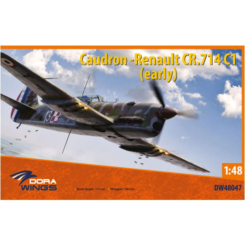 Drawnings 1/48 Free Polish Air Force Caudron Renault CR.714C1 Early Model Plastic Model DWS48047