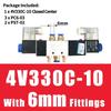 4V130C-06 4V230C-08 Solenoid Valve Control Valve Reversing valve 12v 24V 220v 36V Coil Two-position Five-way 4V330C-10 4V430C-15