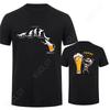 Funny Mens T Shirt Skeleton Enjoying FRIDAY Beer Day TShirt Finally Friday for Drink Lover Male Fashion Short Sleeve Tees