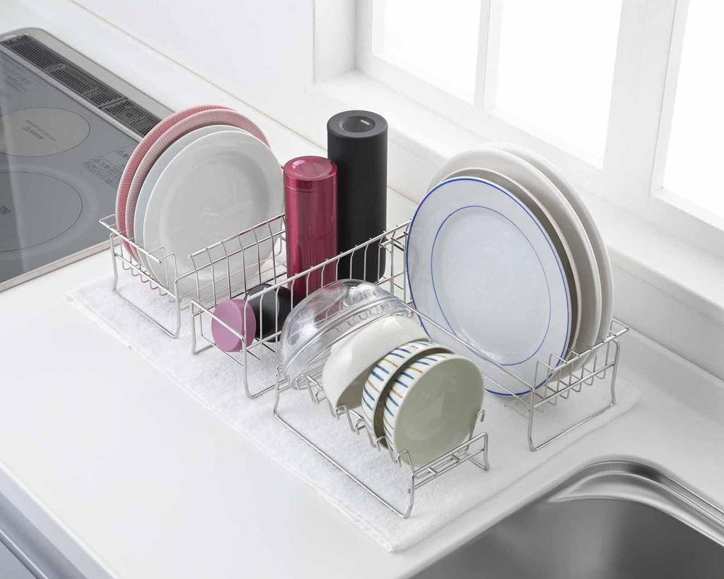 Yoshikawa Тарелка Тарелка Сделано в Тарелку для Средней Тарелки Кухонная Корзина Сушилка, Сушилка, Япония, Унифицировать, Сушилка, Тарелки, 1306225, Сушилка, Корзина, Кухня,