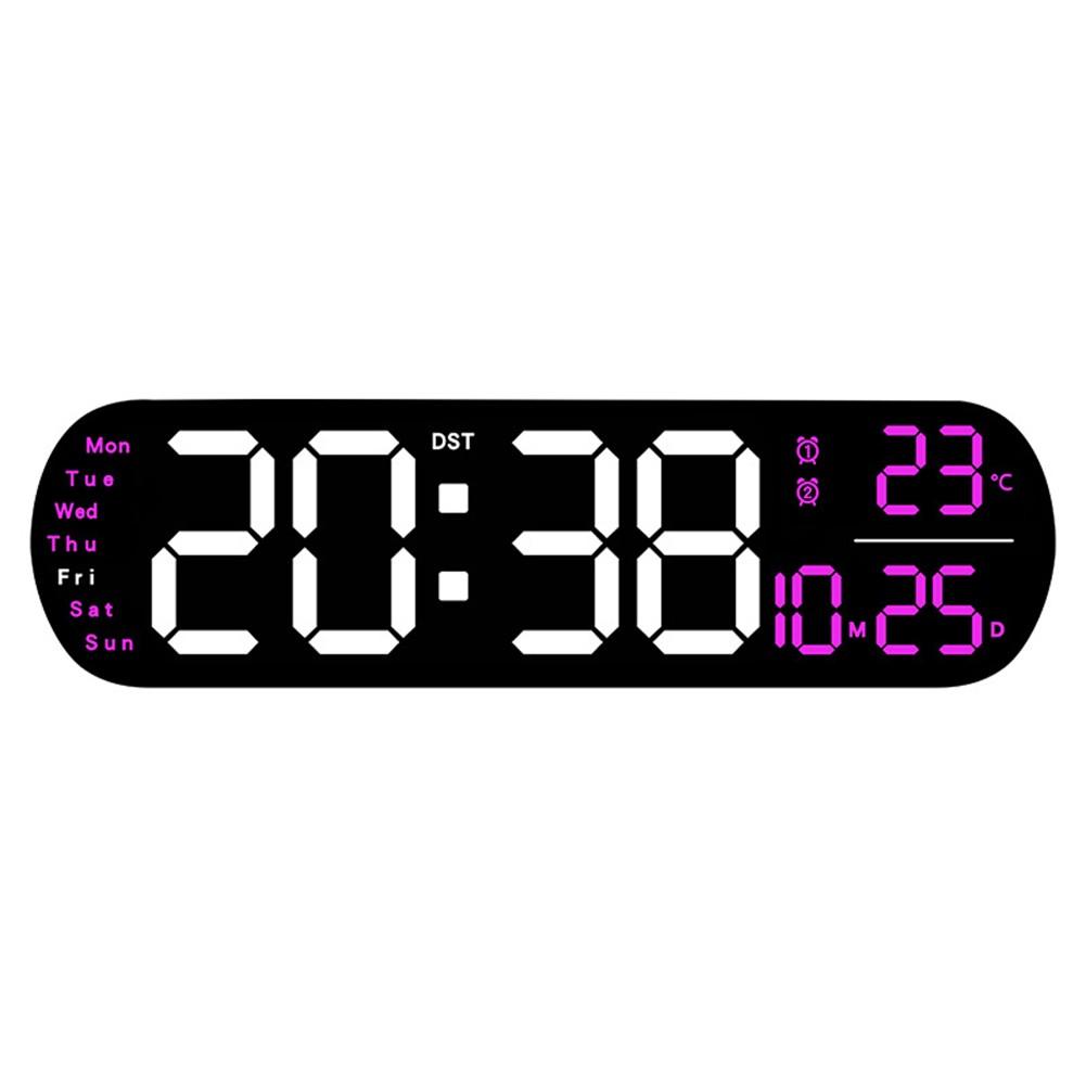Настенные часы многофункциональные часы гостиная светодиодный цифровой будильник может время