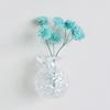 5Pcs Mini Glass Vase Refrigerator Magnet Home Office Kitchen Locker Fridge 3D Flower Vase Magnetic Decoration Ornament