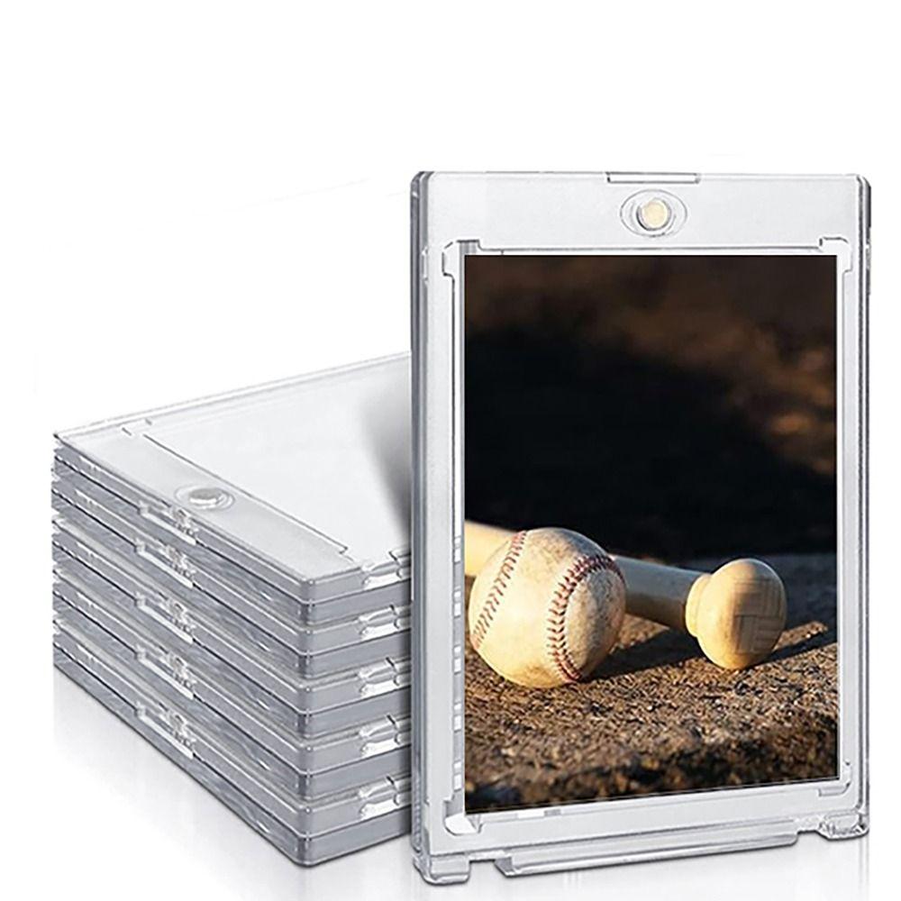 5Pcs Hard Plastic Material Idol Photo Cards Protector Players Collection