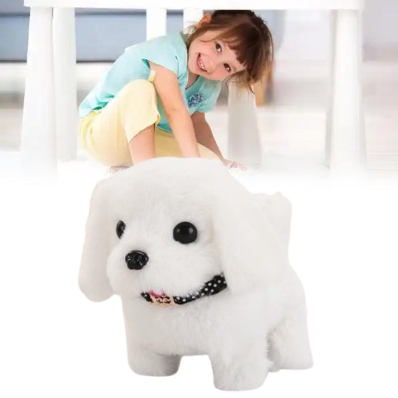 Realistic My Robot Puppy Plush Toy With Sound For Kids Gift Cute Stuffed Doll