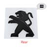Back Buckle Lion Emblem Front Hood Decals Rear Trunk Badge for Peugeot 4008 5008 ABS Car Stickers Replacement Decoration
