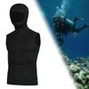 Неопреновый гидрокостюмный жилет с капюшоном Удобный Портативный Взрослый Практичный для Мужчин Женщин