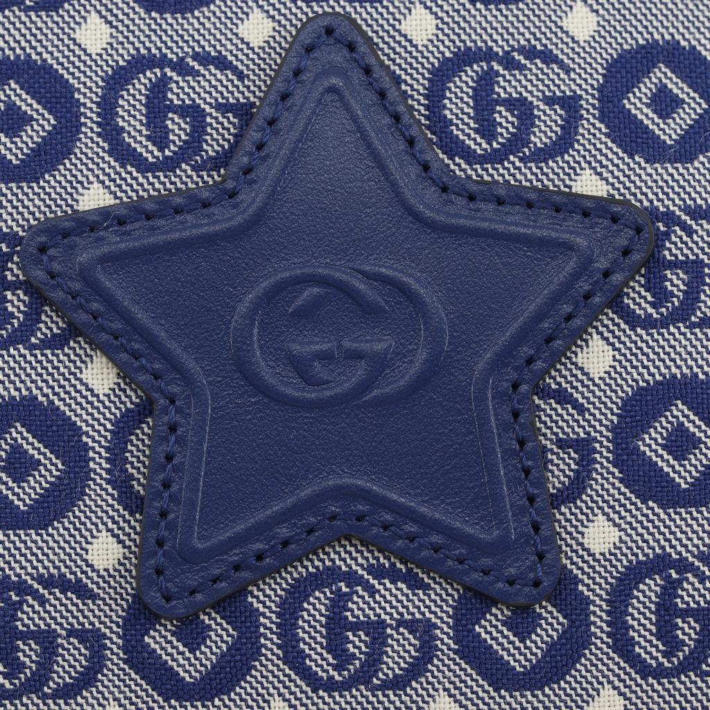 GUCCI Children's Star Waist bag 502095 GG Navy blue canvas Women Used