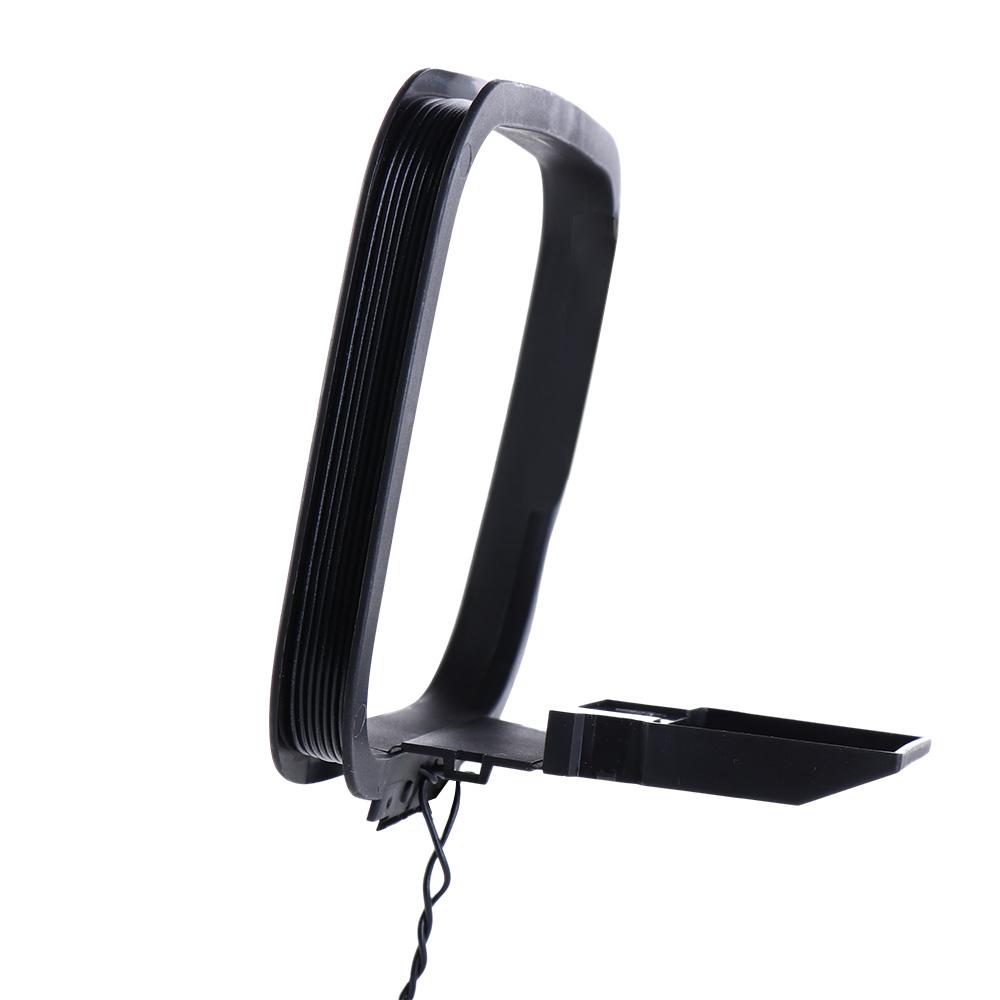 Black Bare Wire 2 Pin Av Audio Radio Loop Antenna Fm Radio Loop Am Loop Antenna Radio Signal Receiving Home Stereo Receiver