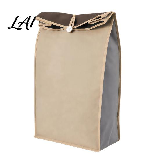 Garlic And Onion Storage Organizers Self Sealing Potato Bag Breathable Non-woven Roll Top Closures Reusable Root Vegetable Keeper Organizer,