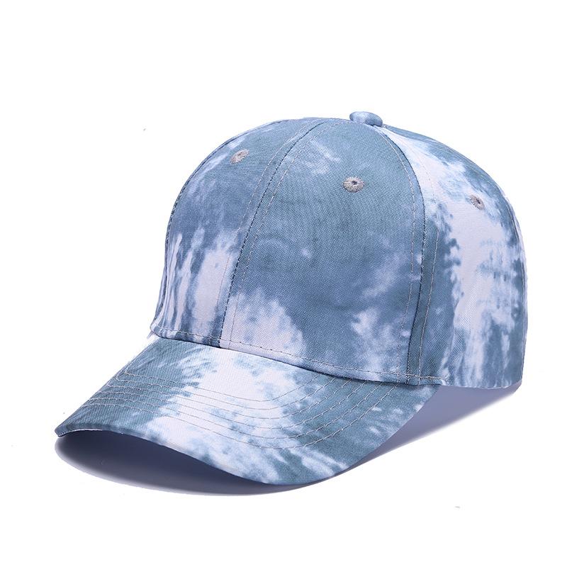 Summer Fashion Baseball Cap Ponytail Hat Colorful Tie-dye Cap Outdoor Sports Cap Sunscreen Sun Visor Casual Cap
