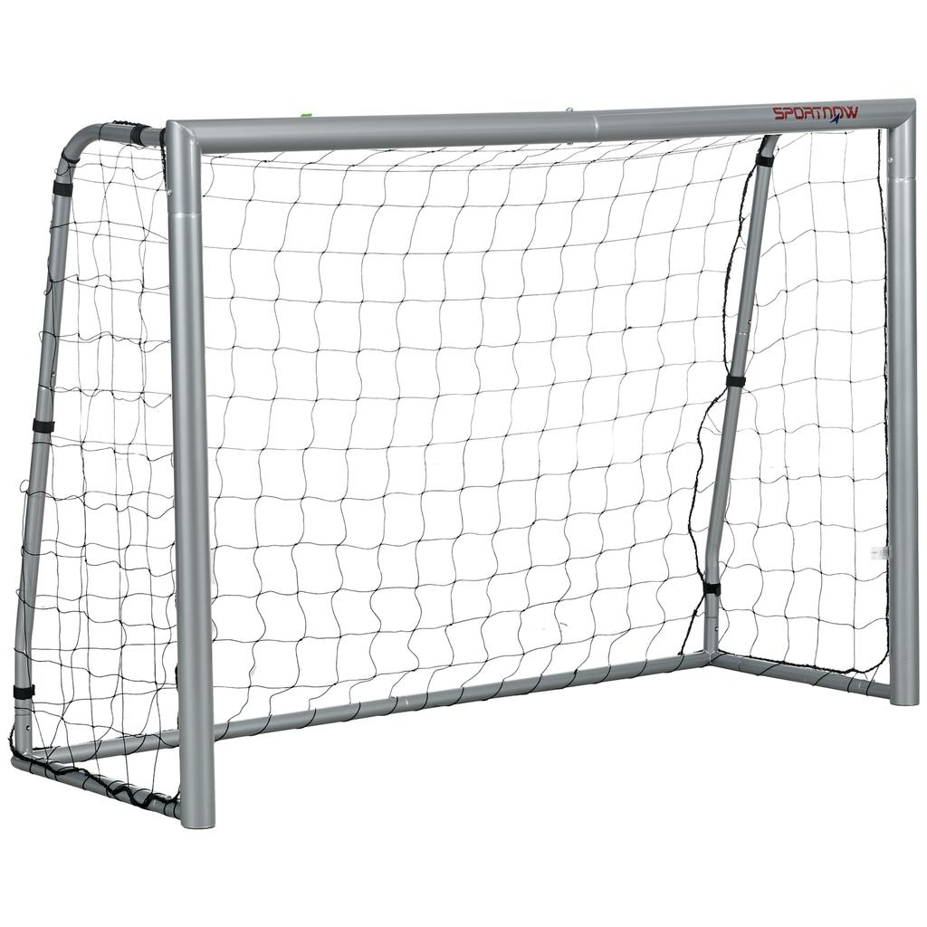 Garden Football Goal with Pegs 180x120x60cm Grey
