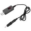 USB To  Boost Cable Router Step-up Voltage Converter Display 9V/12V