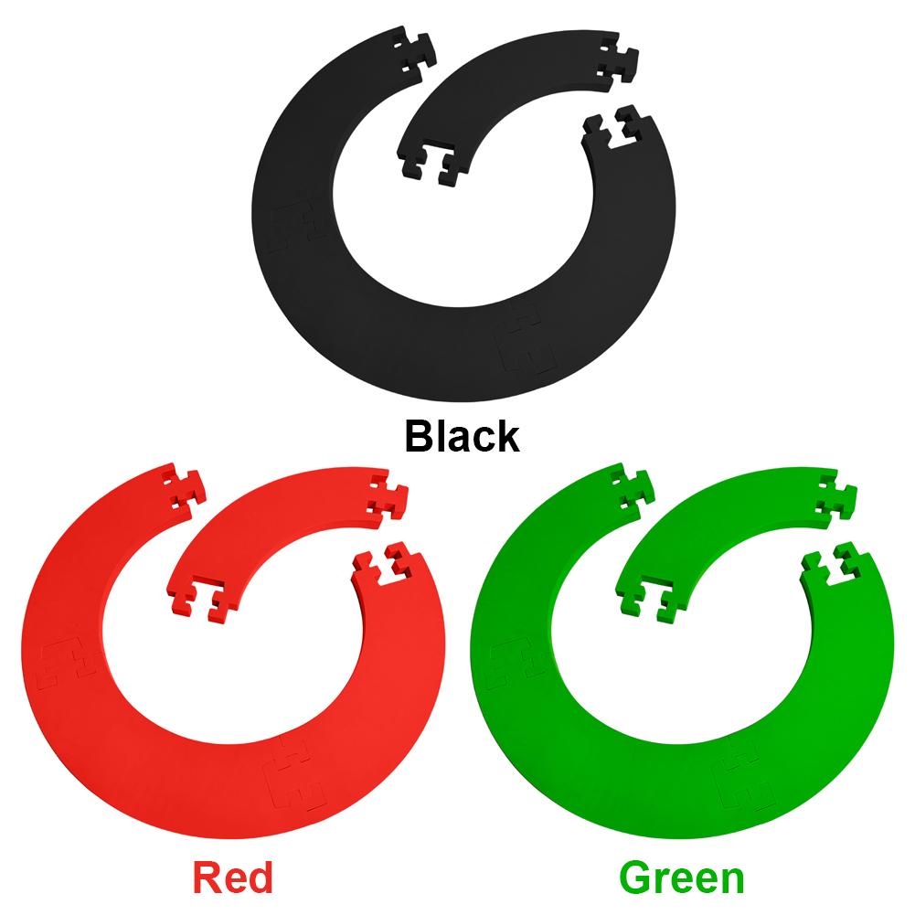 EVA Dartboard Surround Jigsaw Ring Design Dart Board Ring Lightweight Splicing Dart Board Wall Protector Dartboard Surround Ring