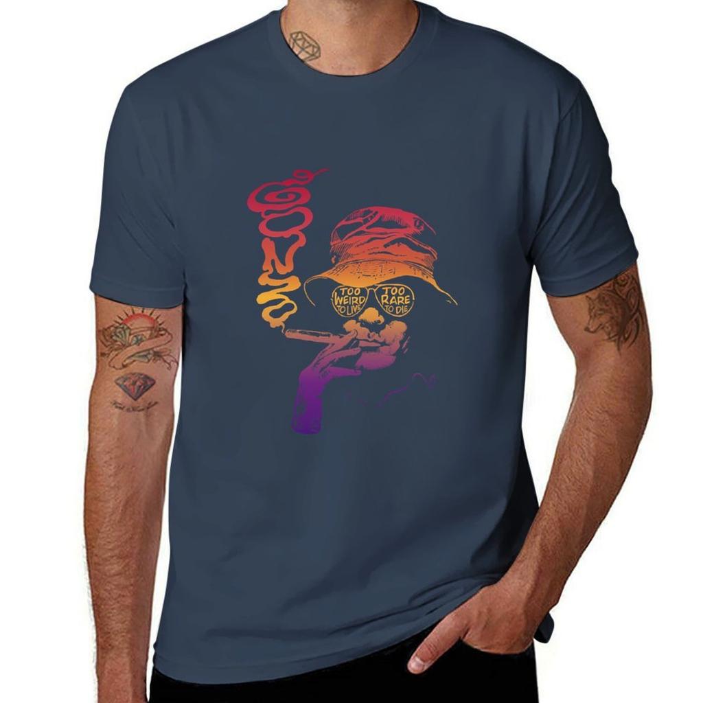 Psychedelic Gonzo Tshirt Casual Pattern Print Tee Shirt