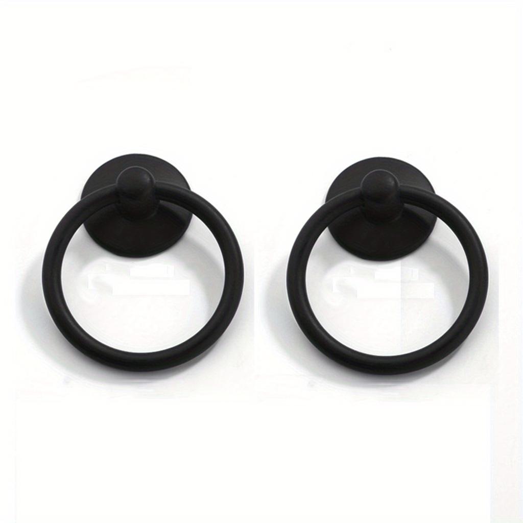 2pcs Circular Single Hole Drawer Handles, Cabinets, Wardrobe Handles,Vintage Alloy Handles