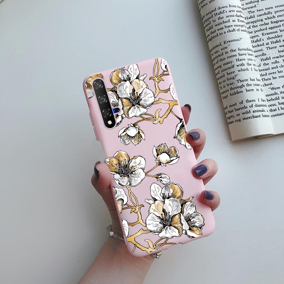 For Honor 20 Case For Honor 20 Pro YAL-AL10 Cover Cute Cat Cartoon Painted Phone Case For Honor20 20Pro YAL-L21 Soft Bumper Capa