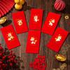 Red Envelope 2026 Zodiac Horse Pattern Traditional Chinese New Year Red Packet Paper Blessing Money Bag for Weddings Birthdays Festival Gifts