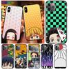 Чехол для телефона Demon Slayer Anime для Apple iPhone 12 Pro Max Mini 11 Pro XS Max X XR 6S 6 7 8 Plus 5S SE2020 Black
