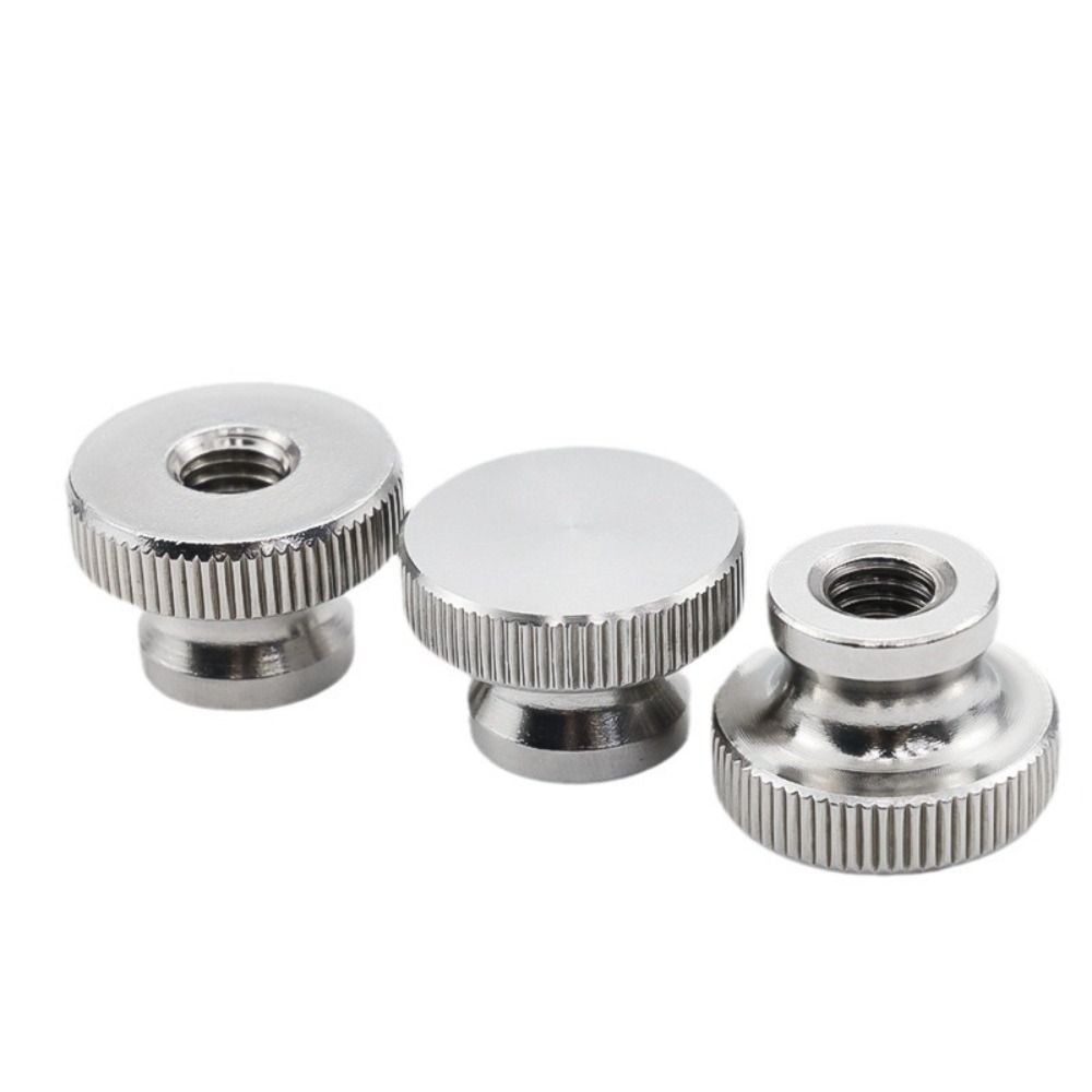 304 Stainless Steel Knurled Nut M3 M4 M5 M6 M8 M10 Hand Nut Durable Clamping Nut