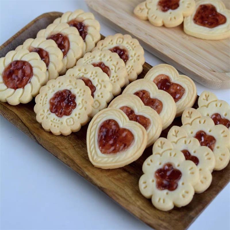 Новый джем сэндвич цветы печенье форма 3D рождественское печенье прессуемый штамп для помадки новогодний торт декор принадлежности для выпечки