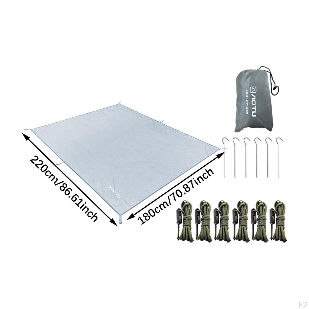 Кемпинговый тент с брезентовым навесом, сверхлегкая компактная палатка, укрытие от дождя для использования на открытом воздухе