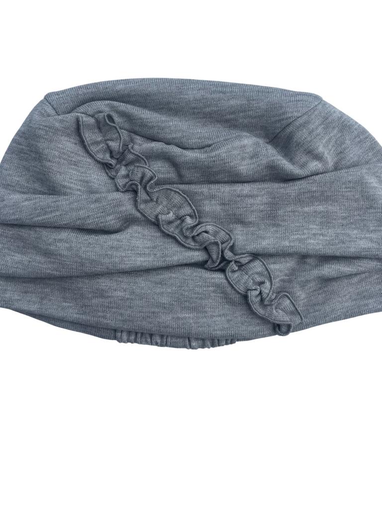 Turban Damski Kalina Szary Z Wiskozy Sweterkowej Także Po Chemioterapii