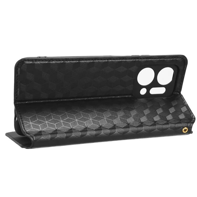 Для Honor X7a 5G/Play7T 5G чехол-кошелек-подставка для телефона из искусственной кожи с принтом в виде ромба чехол для телефона