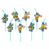 Happy Birthday Disposable Straws (Pack of 8)