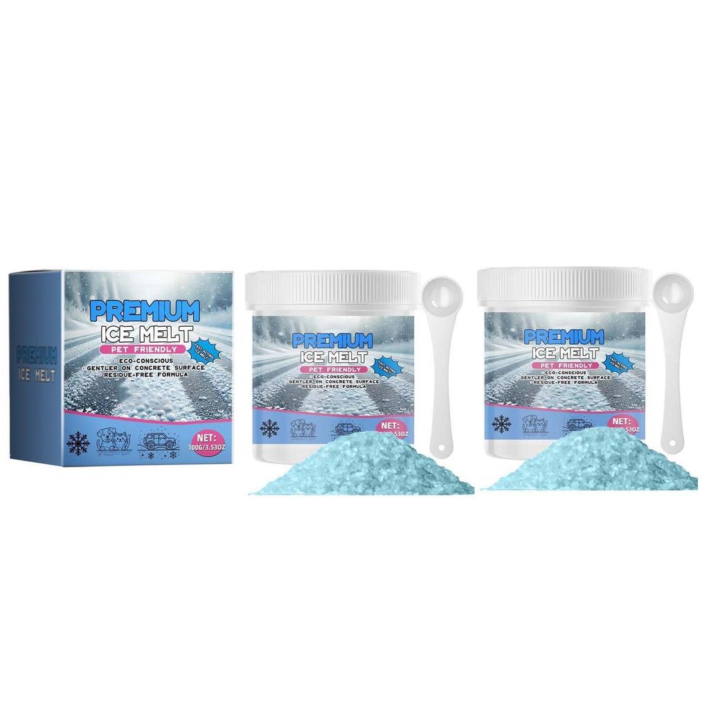 Pet Safe Ice Melting Suitable For Concrete Ice Melting Pet Friendly For Snow Removal And Icing,100g